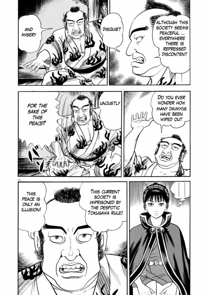 disrupt a despotic feudal order in the name of peace.